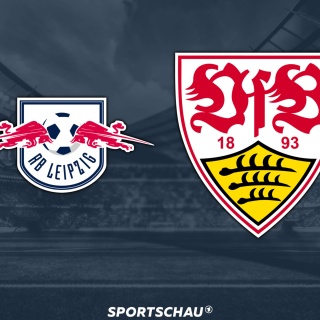 Logo RB Leipzig gegen VfB Stuttgart